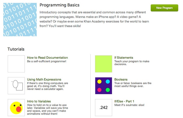 Học lập trình trực tuyến miễn phí tại Khan Academy