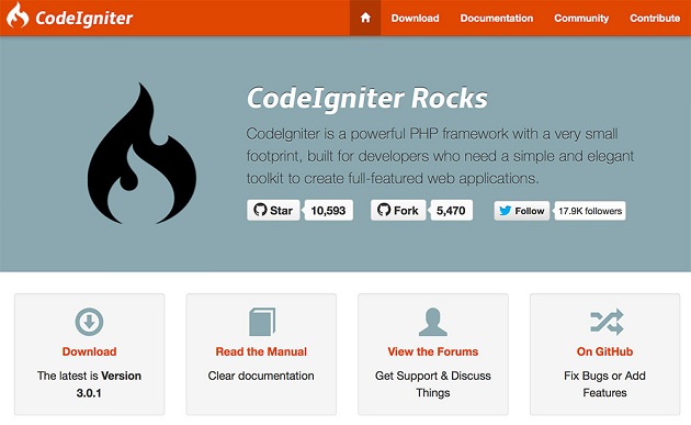 Học lập trình web trực tuyến bằng framework CodeIgniter