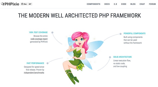 Học lập trình web trực tuyến bằng framework PHPixie