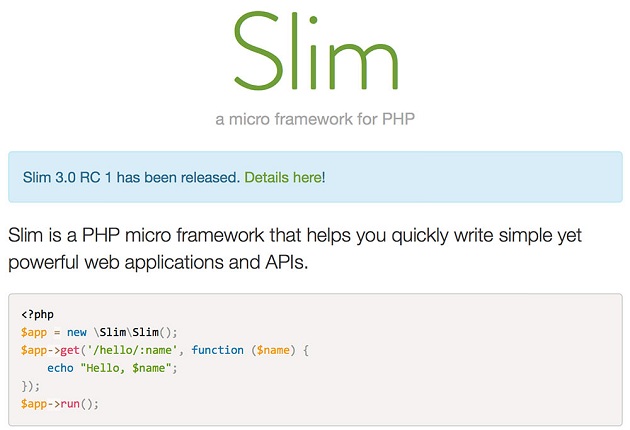 Học lập trình web trực tuyến bằng framework Slim