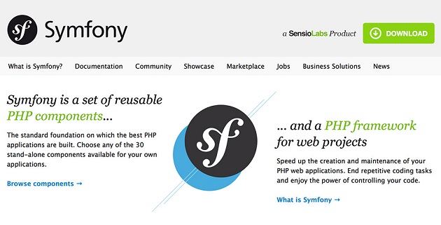 Học lập trình web trực tuyến bằng framework Symfony