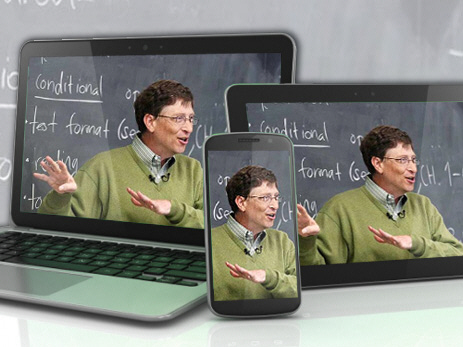 Bill Gates là một trong những người ủng hộ mạnh mẽ giáo dục trực tuyến