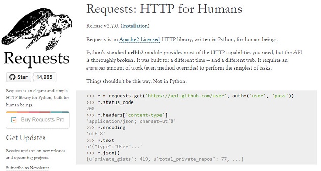 Thư viện lập trình Python Request