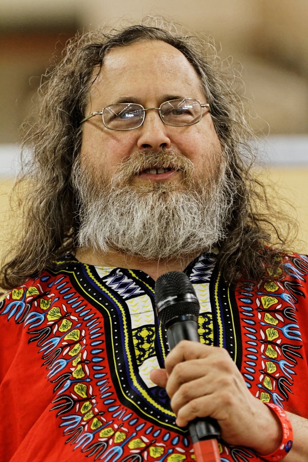 Richard Stallman, một chiến binh đấu tranh cho phần mềm tự do.