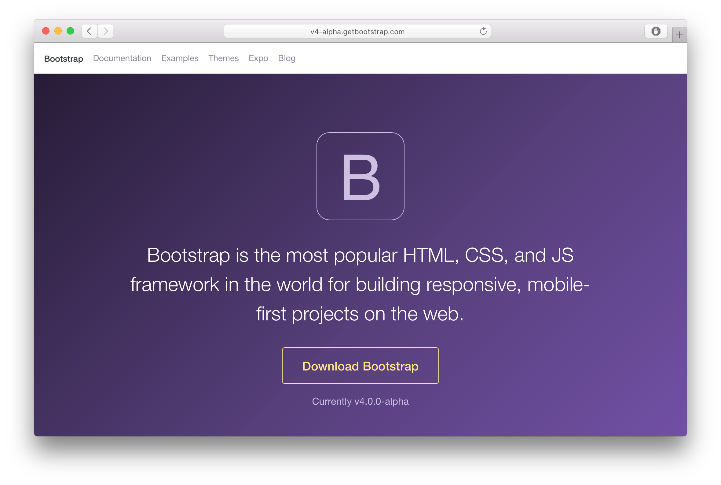 Bootstrap 4 alpha đã ra mắt