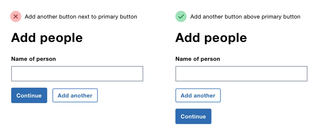 ui/ux add another button