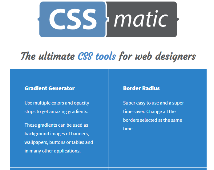 tool CSS cool ngầu nhất 