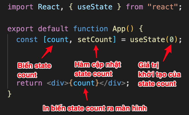 Sử dụng useState() Hook trong React như nào cho đúng?