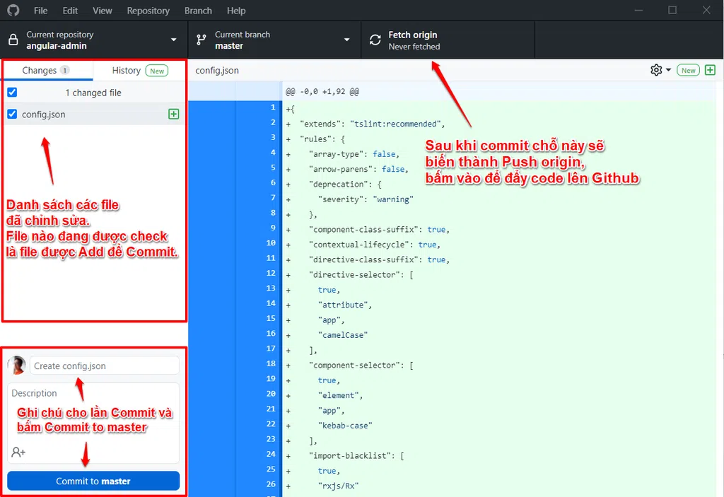 Github Desktop - Push code