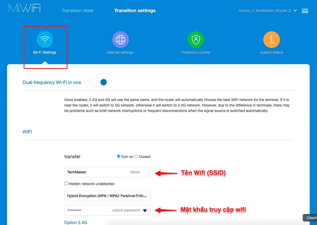 Wifi Setting