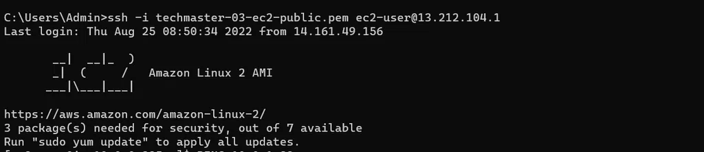 SSH public instance