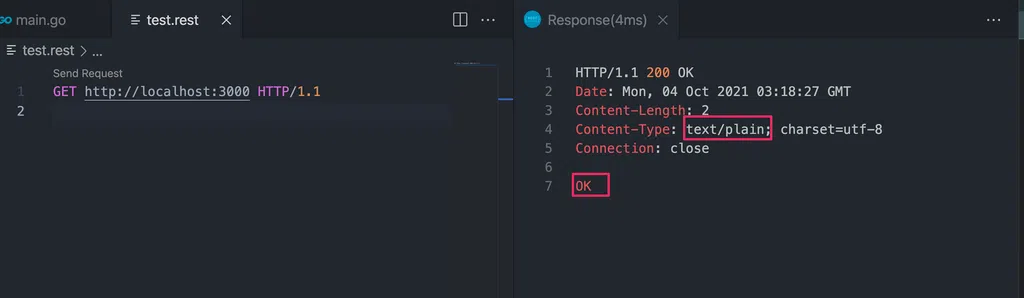 Kết quả sử dụng REST Client