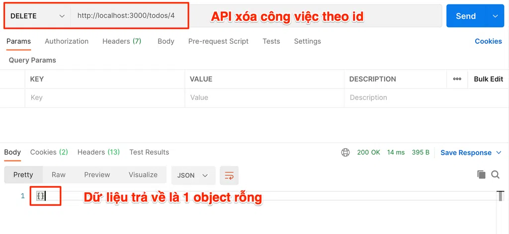 Xóa công việc