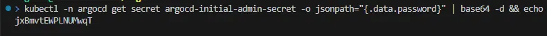 get ArgoCD admin password