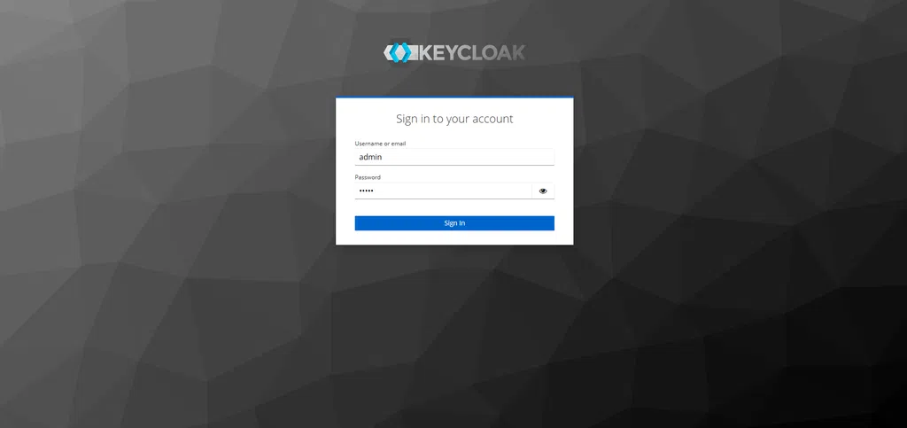 Keycloak login