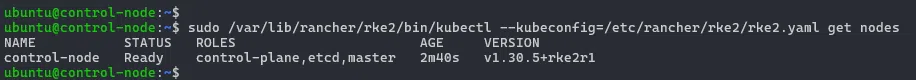 Kubectl get node