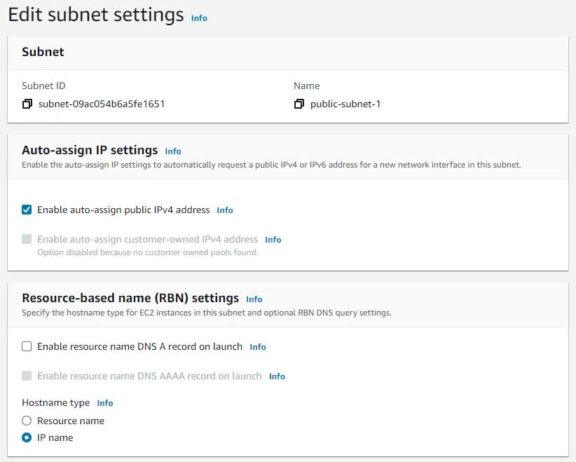Auto assign ipv4