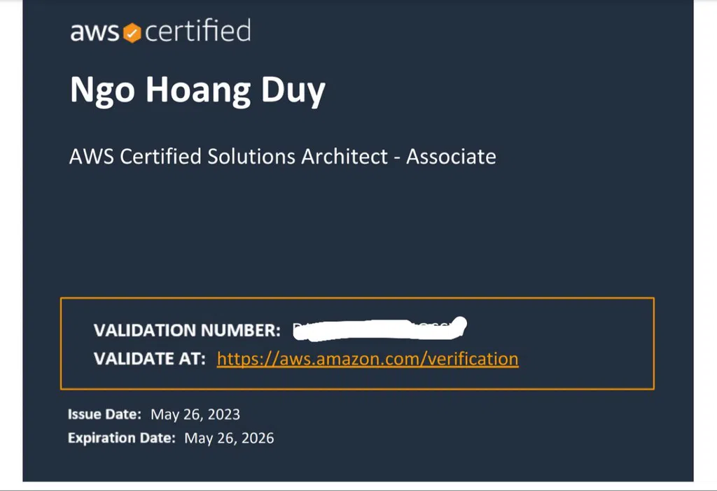 Mình đã đạt chứng chỉ AWS Certified Solutions Architect trong 2 tháng như thế nào