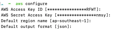 AWS configure