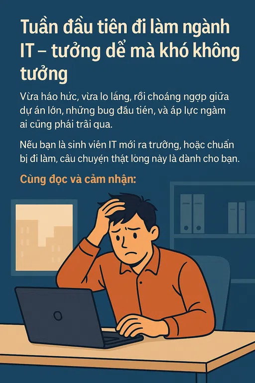 Hành Trình 1 Tuần Đi Làm Đầu Tiên Của Sinh Viên Ngành IT: Điều mà sẽ không ai nói cho bạn biết