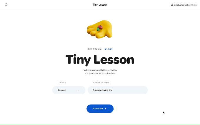 Tiny Lesson