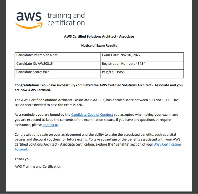Mình đã hoàn thành deadline chứng chỉ AWS SAA-C03 như thế nào ?