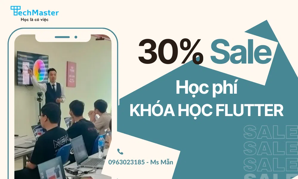 THÔNG BÁO: Tuyển sinh - Lịch khai giảng lớp Flutter tháng 10