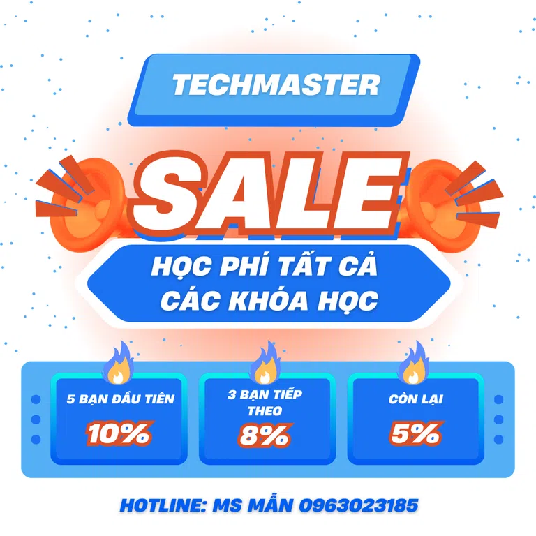 ƯU ĐÃI ĐẶC BIỆT - GIẢM HỌC PHÍ LÊN ĐẾN 10% CHO CÁC KHOÁ HỌC