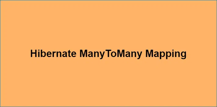 Hibernate ManyToMany Mapping