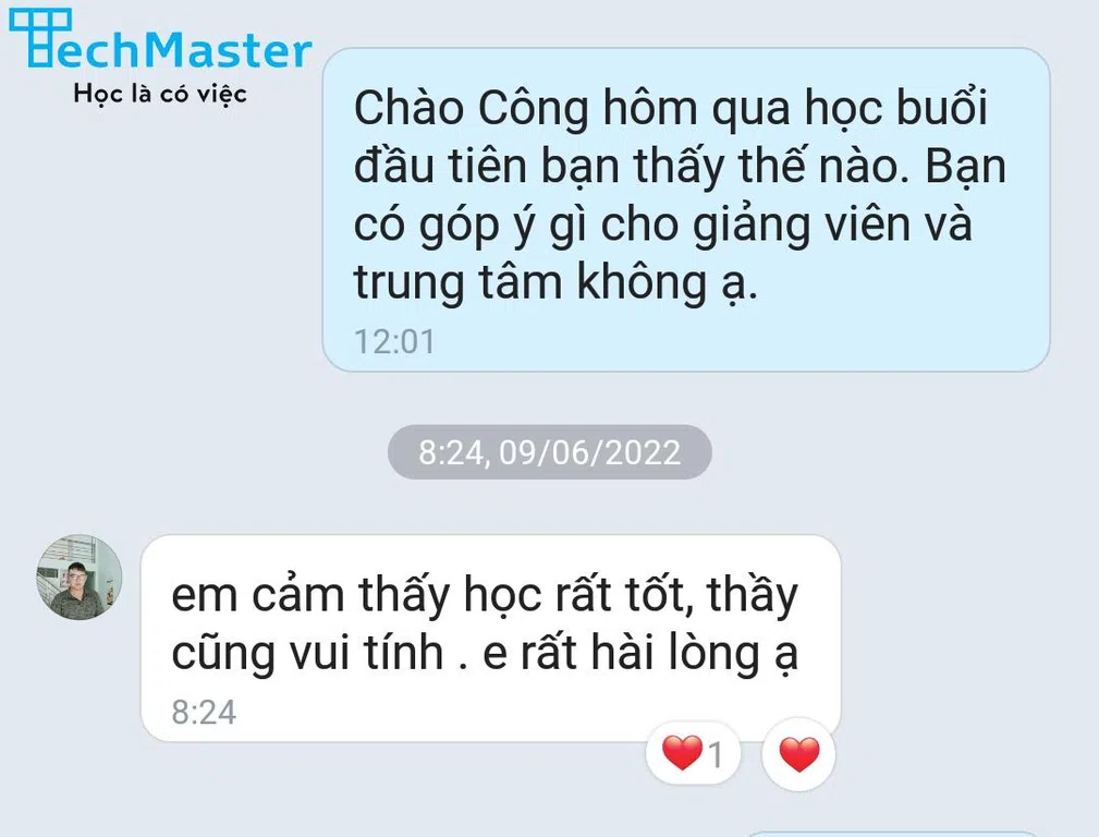 Nhận xét của học viên