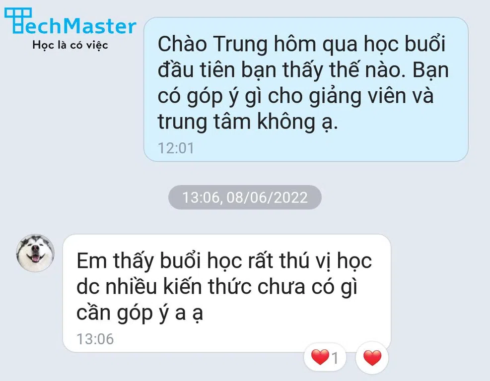 Nhận xét của học viên