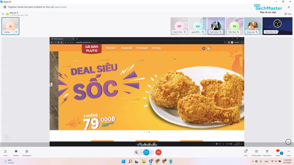 Học viên bảo đồ án