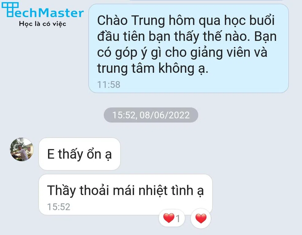 Nhận xét của học viên