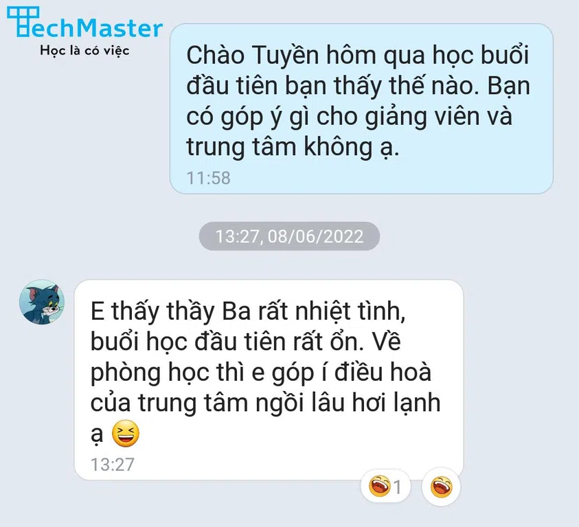 Nhận xét của học viên