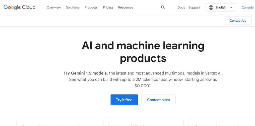 Google Cloud AI