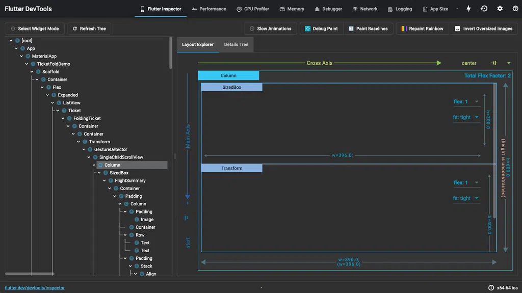 flutter-devtool