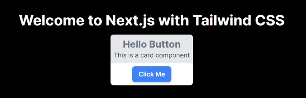 Button in Card Component